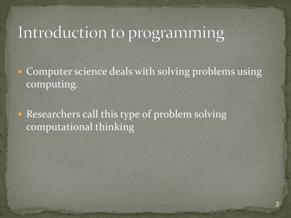 Computational Thinking - ppt download