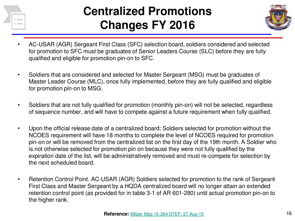 GROUP 1 What’s right with the enlisted promotion systems? ppt download
