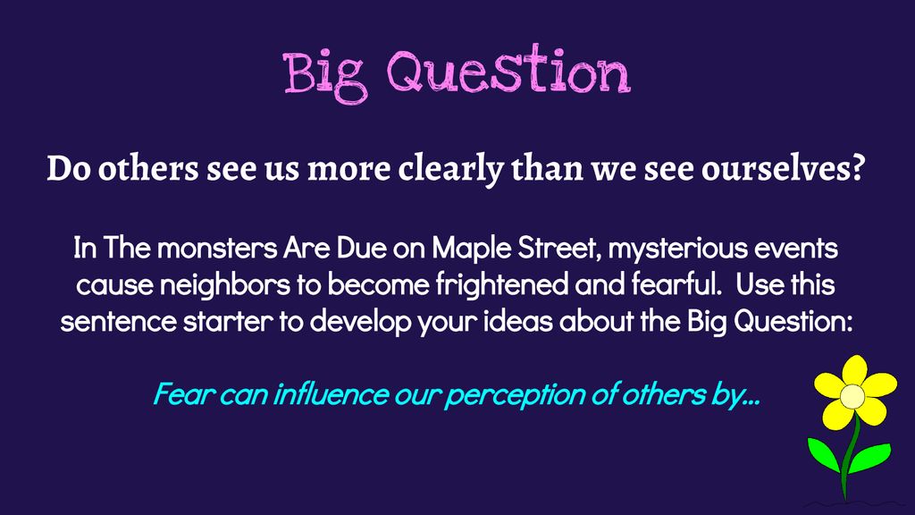 Big Question Do others see us more clearly than we see ourselves