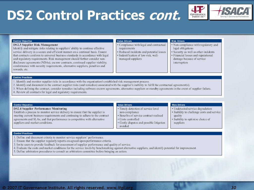 It governance using cobit and val it presentation 2nd edition ppt