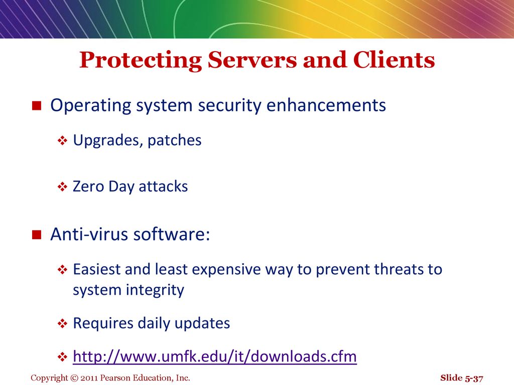 Protecting Servers and Clients