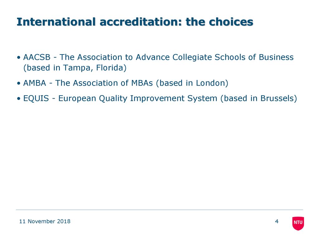 International Accreditation Beyond AACSB - Ppt Download