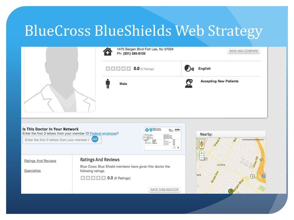 BlueCross BlueShields Web Strategy