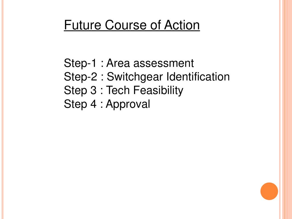 future course of action meaning