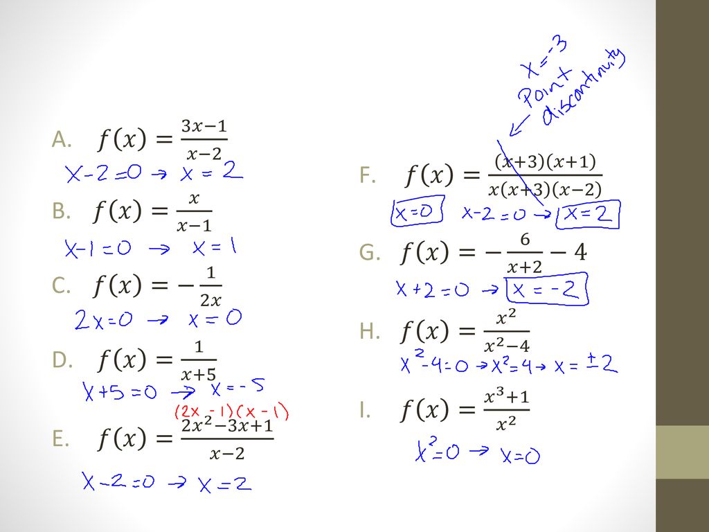 3 7 Graph Of Rational Functions Ppt Download