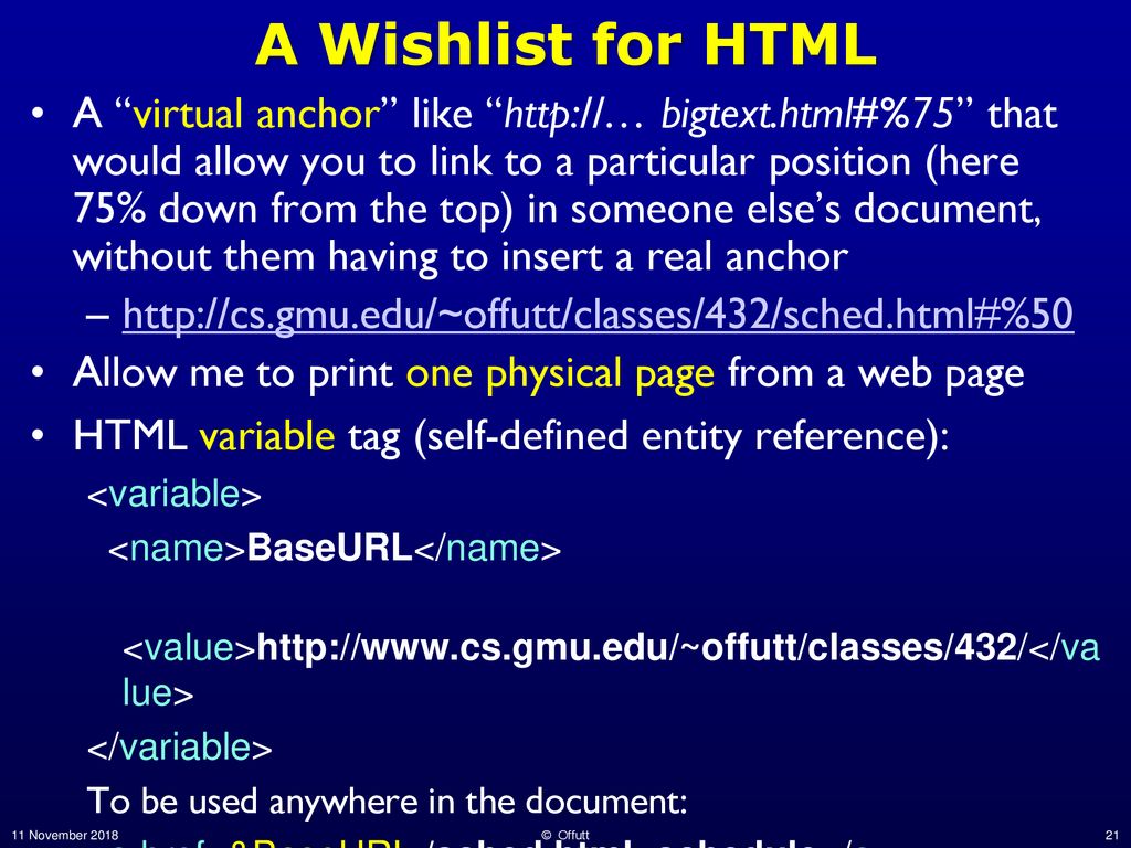 Design and Implementation of Software for the Web - ppt download