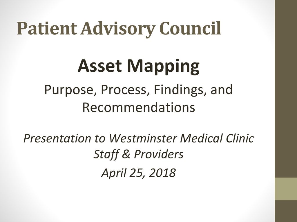 Patient Advisory Council - ppt download