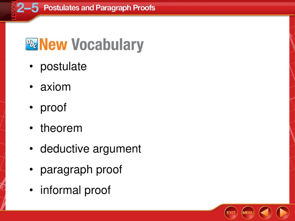 SWBAT write 2-column proofs - ppt download