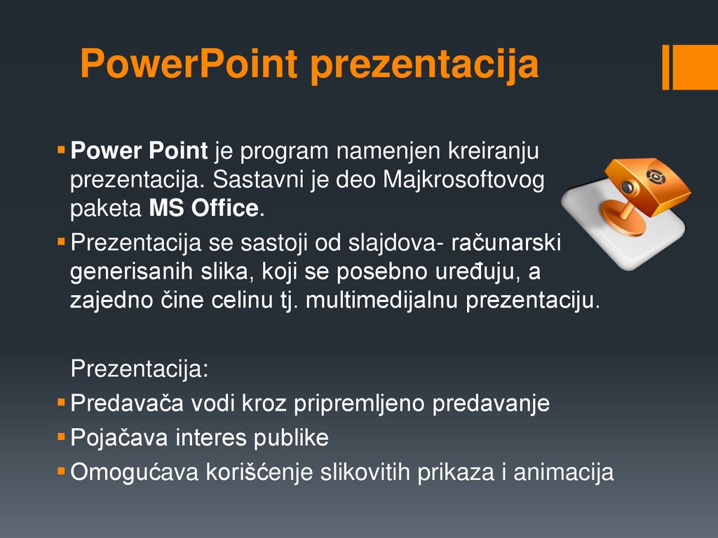 Kreiranje PowerPoint prezentacije (I deo) - ppt download
