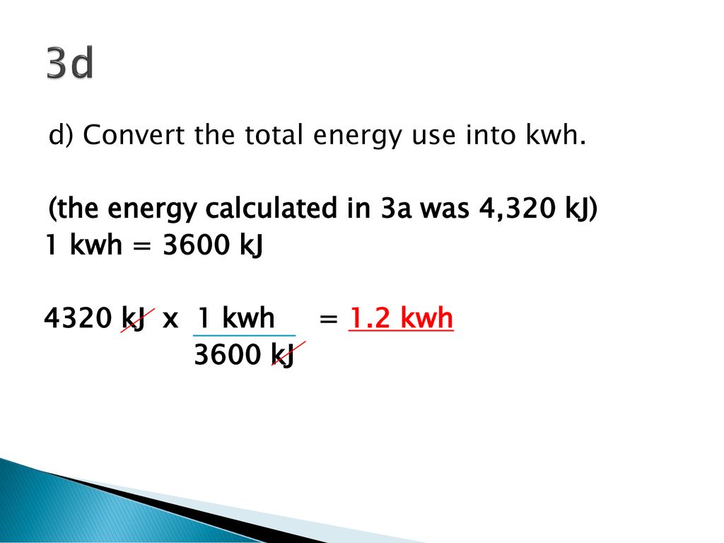 Reviewing and Practicing the Energy Math Tuesday, December 13th, ppt  download