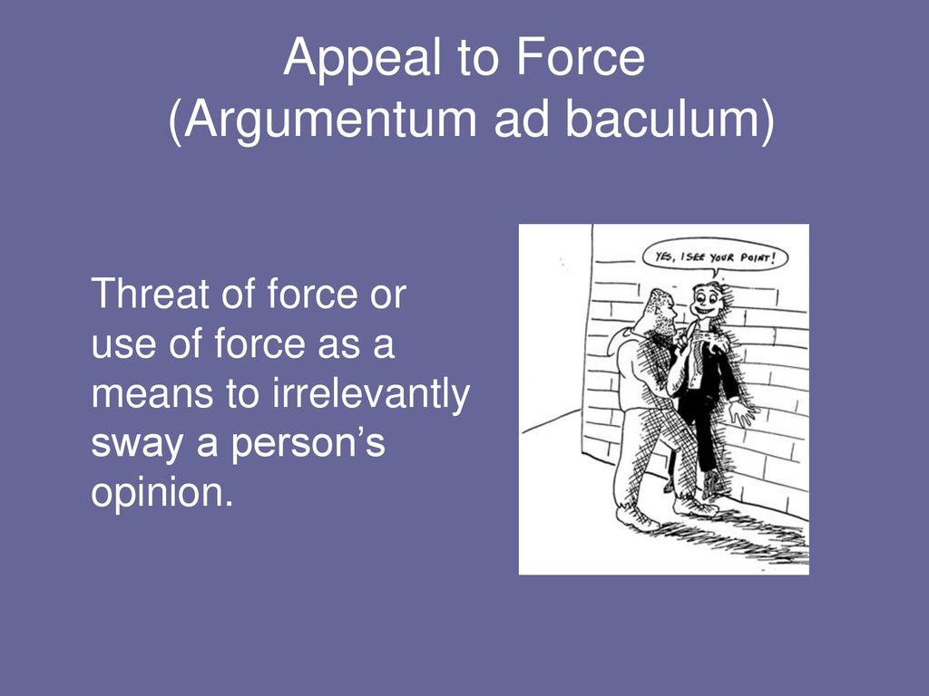 Ad exemple argumentum populum Appeal to