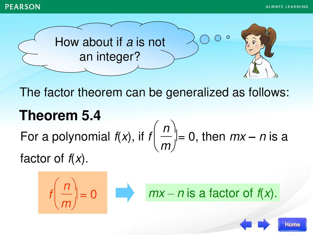 Factor Theorem Ppt Download