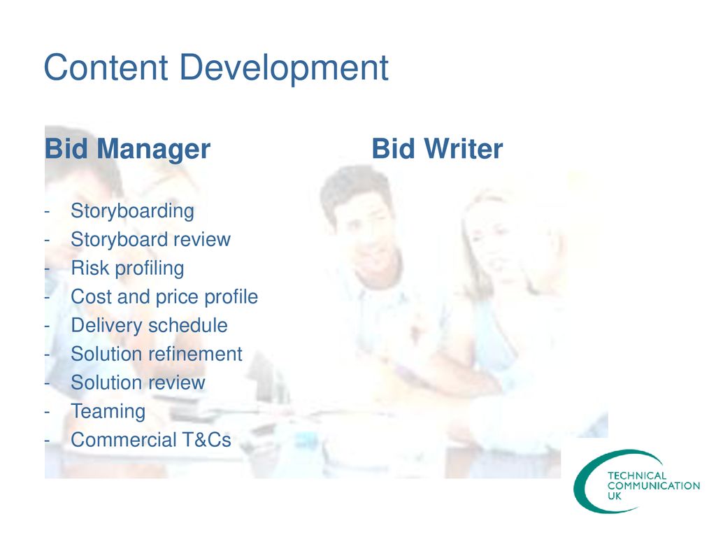 The Bid Manager and the Bid Writer - ppt download