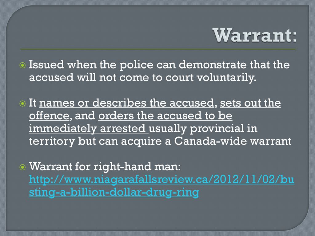 Arrest. ppt download