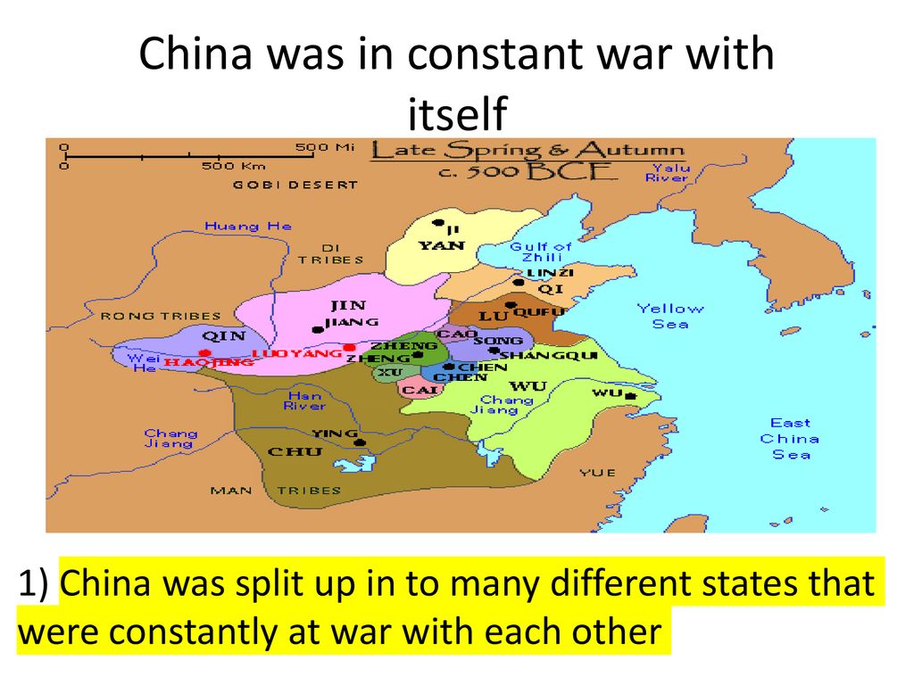 China was in constant war with itself