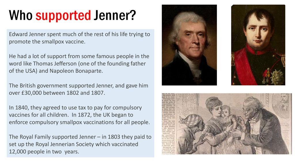 How was the first vaccine developed in the 18th Century? - ppt ...