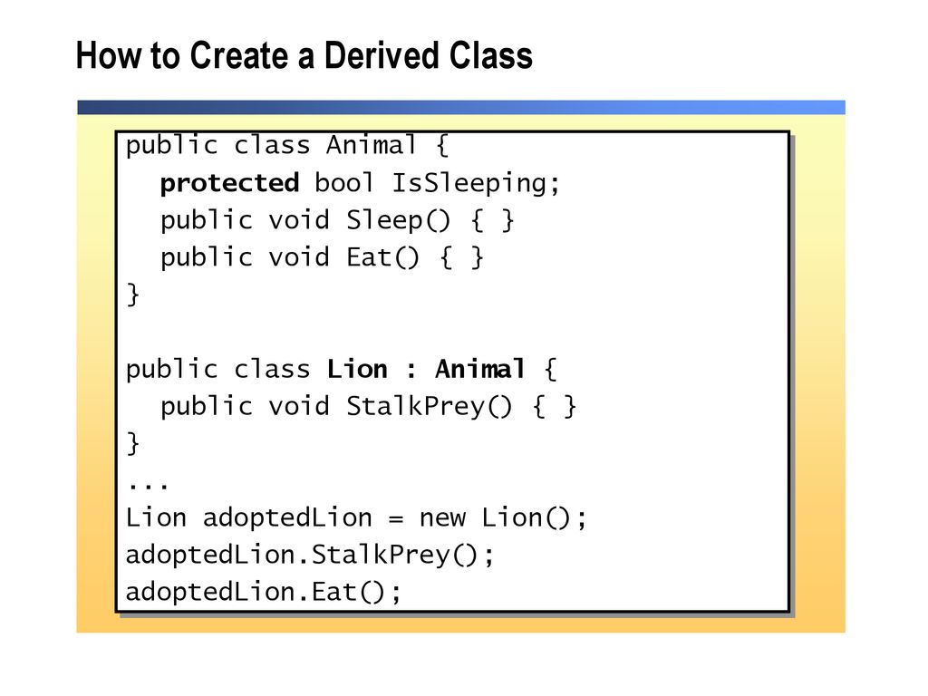 Module 4: Implementing Object-Oriented Programming Techniques in C# ...
