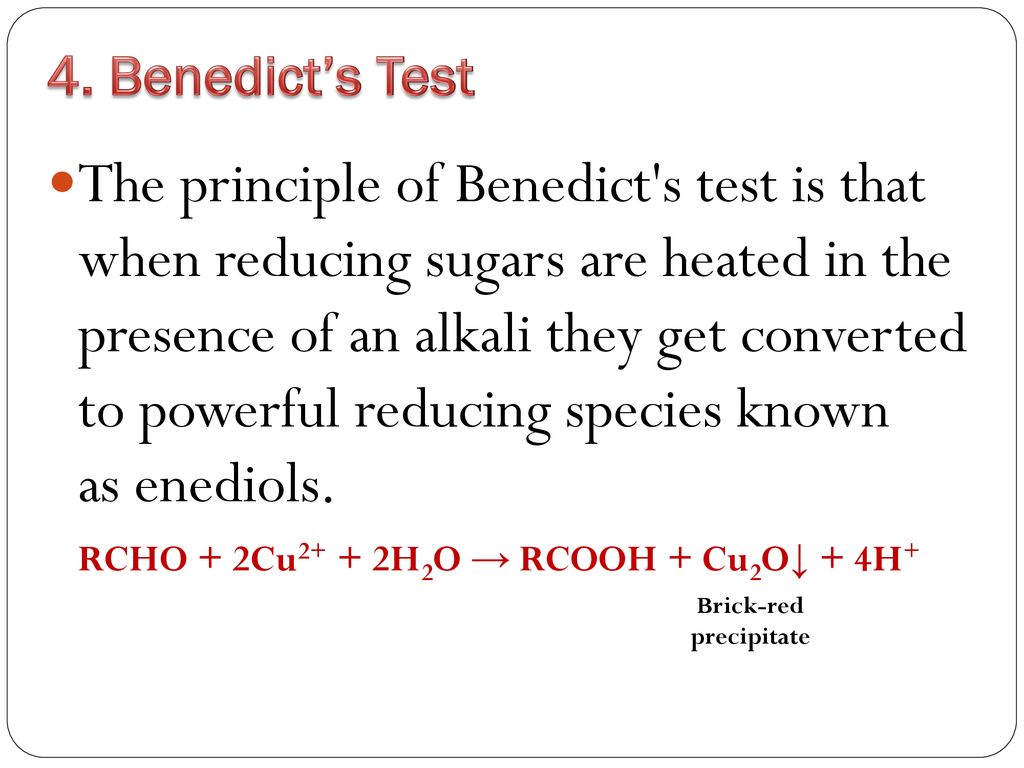 4.+Benedict%E2%80%99s+Test