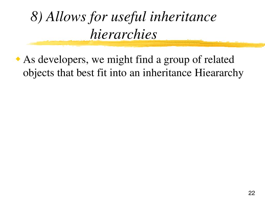 A few uses of Inheritance in Java - ppt download