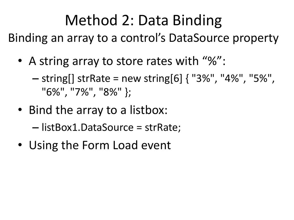Array isys ppt download