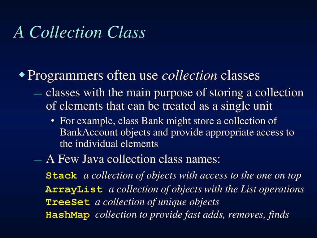 Chapter 10: An Array Instance Variable - ppt download