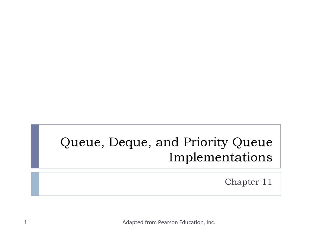 Queue, Deque, and Priority Queue Implementations - ppt download