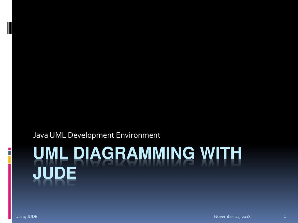UML Diagramming with JUDE - ppt download