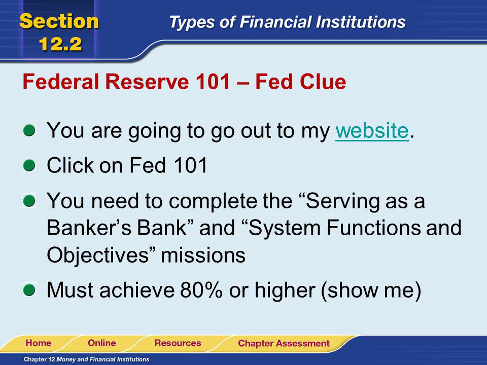 Federal Reserve 101 – Fed Clue