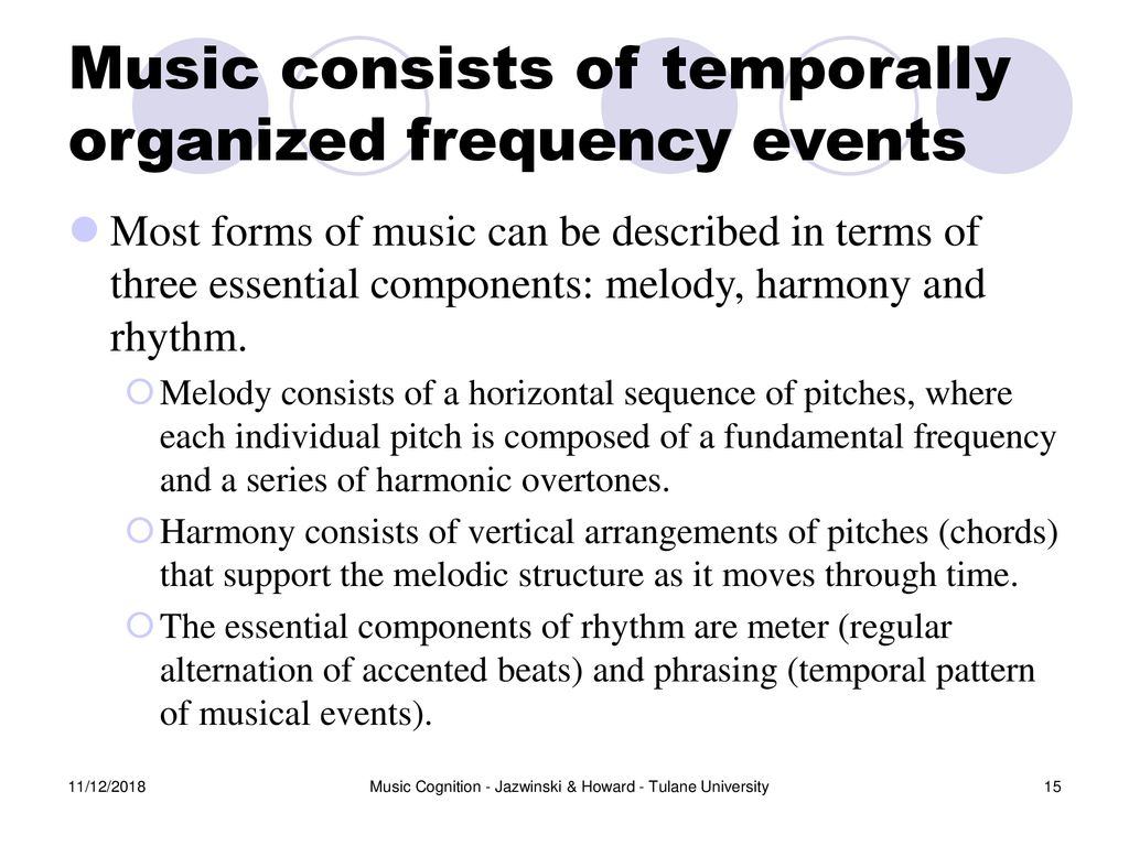 Rhythm Day 21 Music Cognition Harry Howard Tulane University ppt download