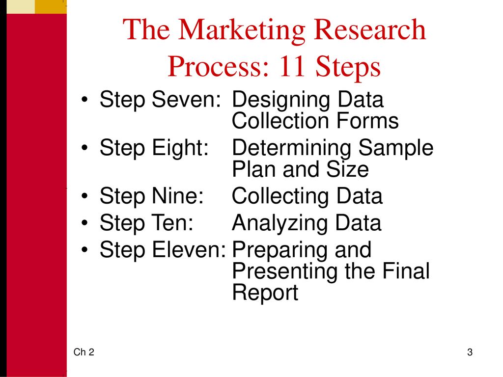 preparing and presenting the final report in marketing research