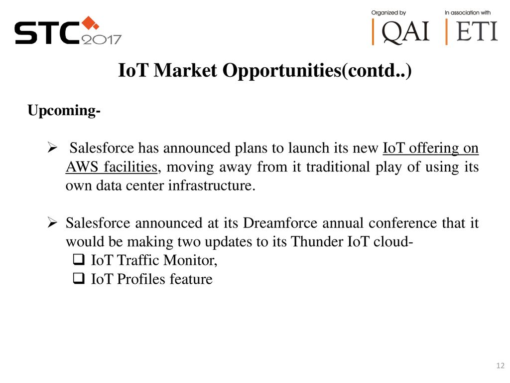 IoT Market Opportunities(contd..)