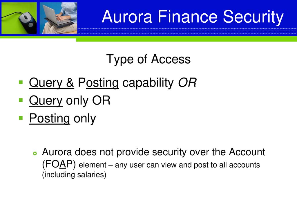Aurora Finance Security