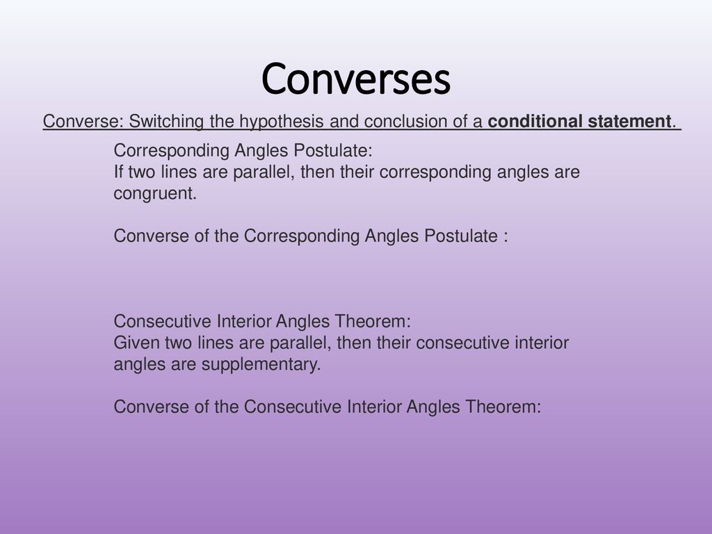 Section Name Proofs With Transversals 2 Ppt Download