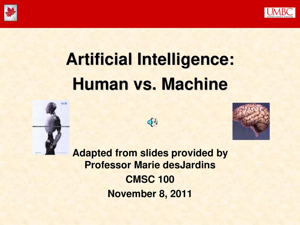 Artificial Intelligence: Human vs. Machine
