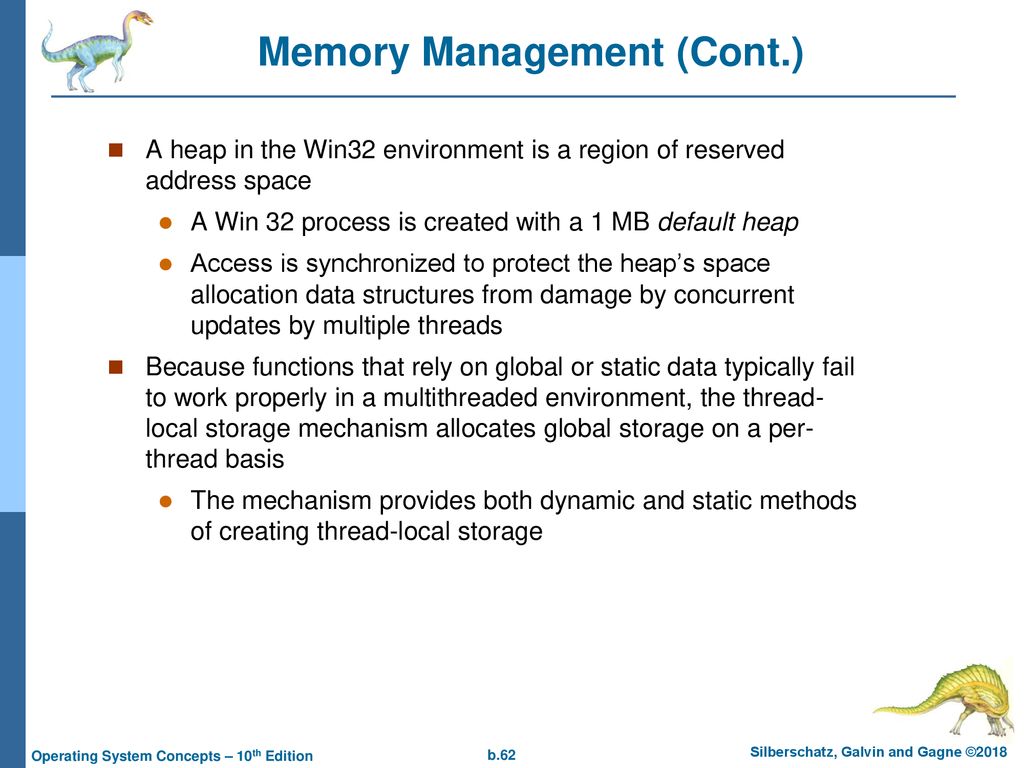Memory Management (Cont.)