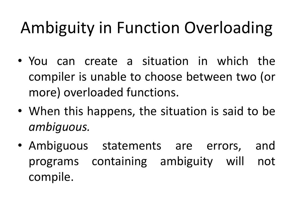 Function Overloading In C++.