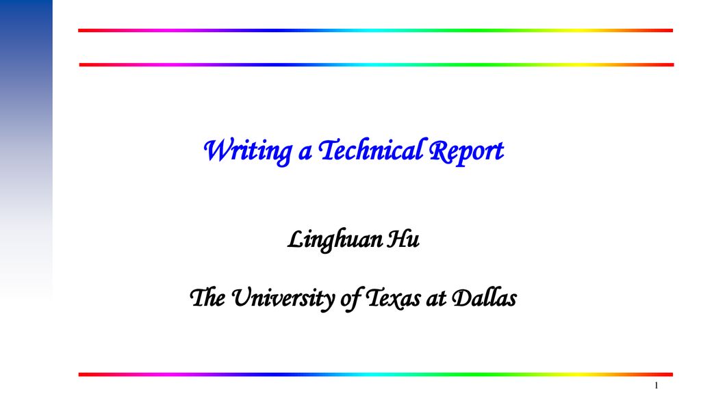 Writing A Technical Report Ppt Download writing-a-technical-report-ppt-download