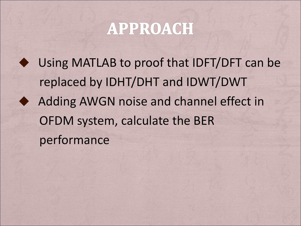Methods of modulation and demodulation in OFDM system: implement and ...