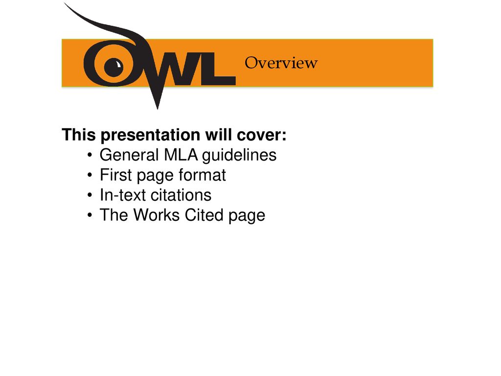 MLA 7th Edition Formatting and Style Guide ppt download