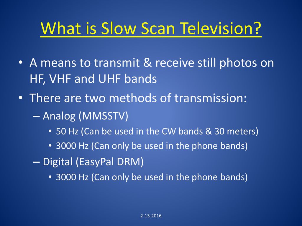 Slow Scan Television SSTV Porno bilde