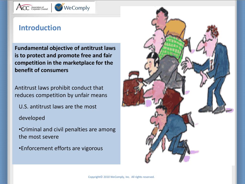 Antitrust Law Basics Note To Trainer: - Ppt Download