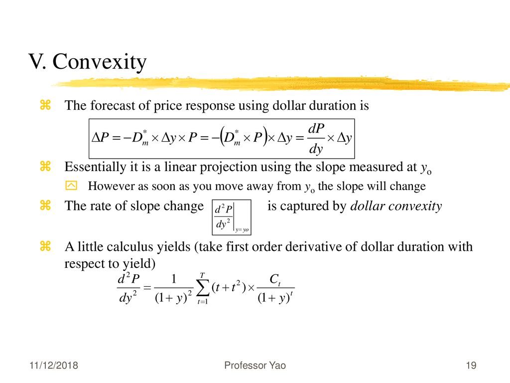 Duration and convexity for fixed income securities ppt download