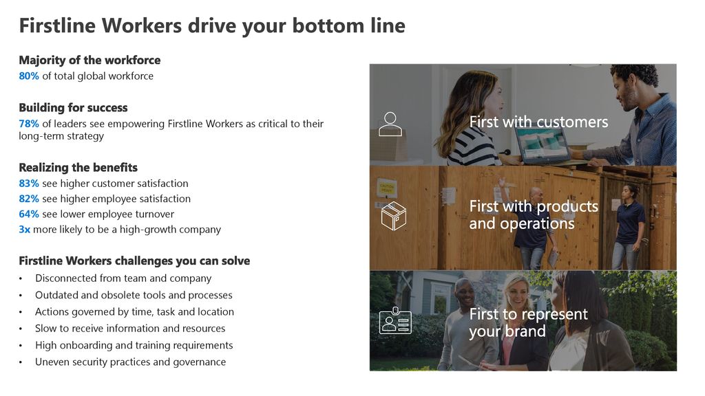 Firstline Workers drive your bottom line