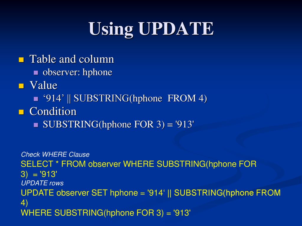 Intro to postgresql ppt download
