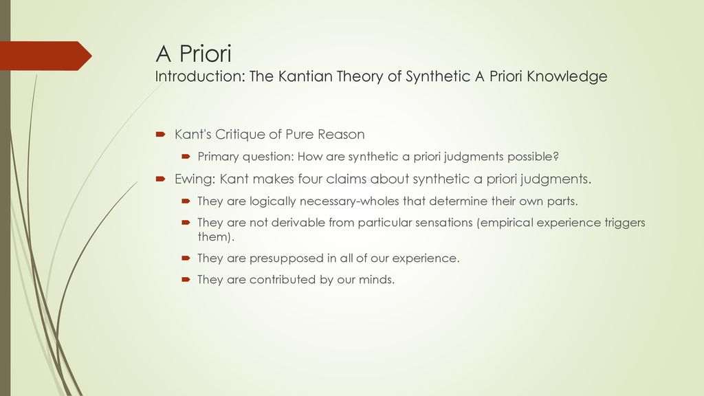 Apriori, Criterion, Gettier and Externalism and Internalism - ppt download