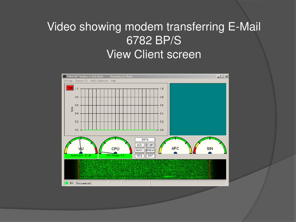 Introducing the all new VARA High Speed HF MODEM - ppt download