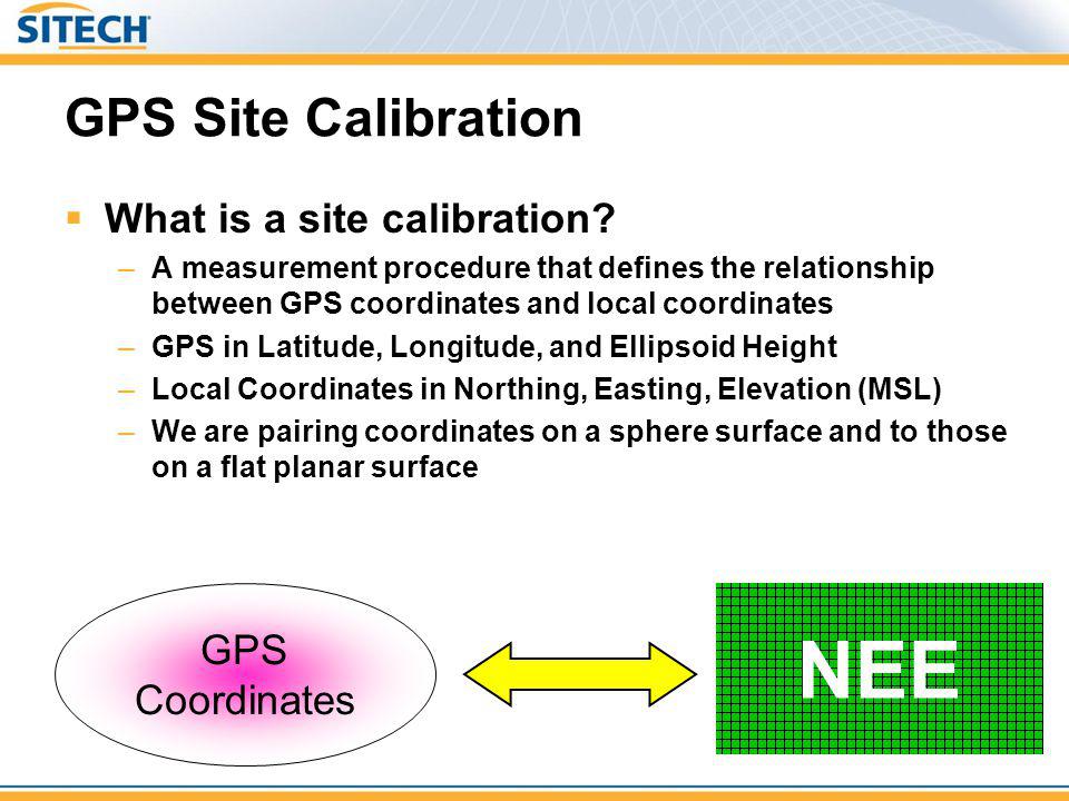 Site Calibration for 3D GPS Operations - ppt video online download