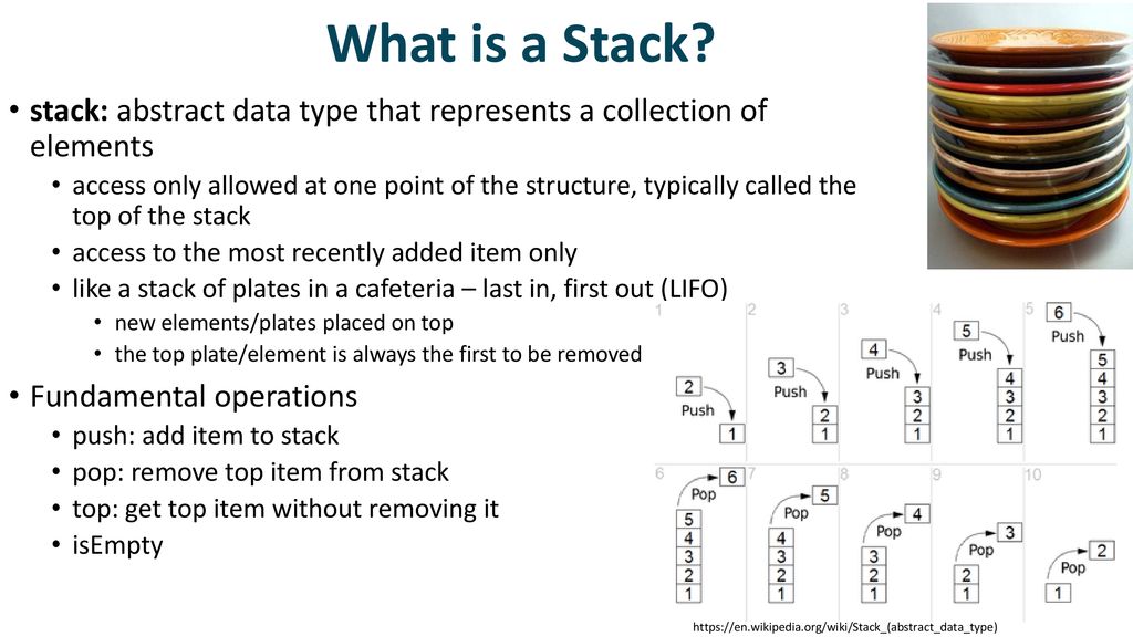 Stack Adt Modularity 2 Implementations Of The Stack Abstract