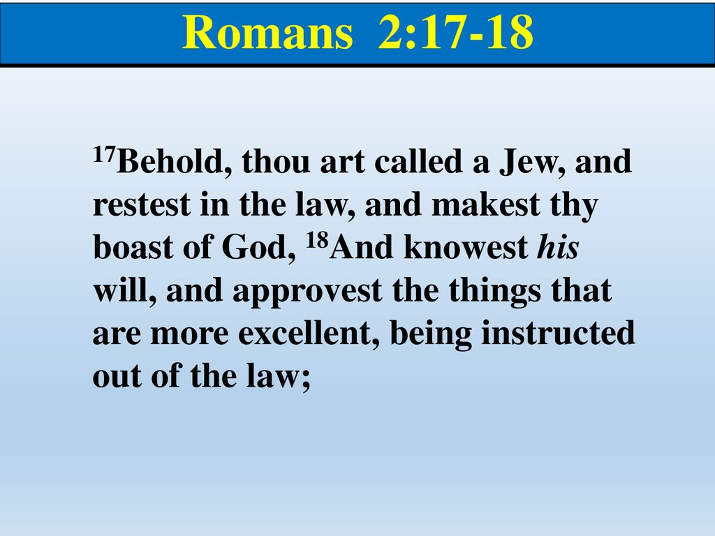 Romans The Book Of Chapter 2 Ppt Download