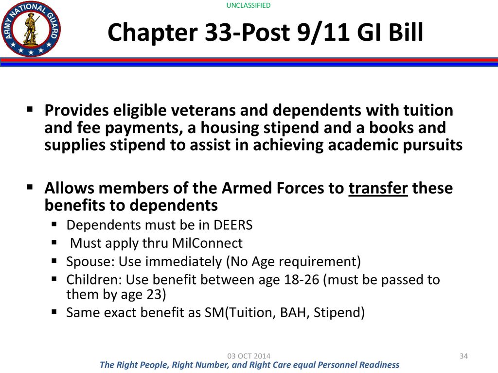 Education Benefits Briefing ARNG Education Services Branch ppt download